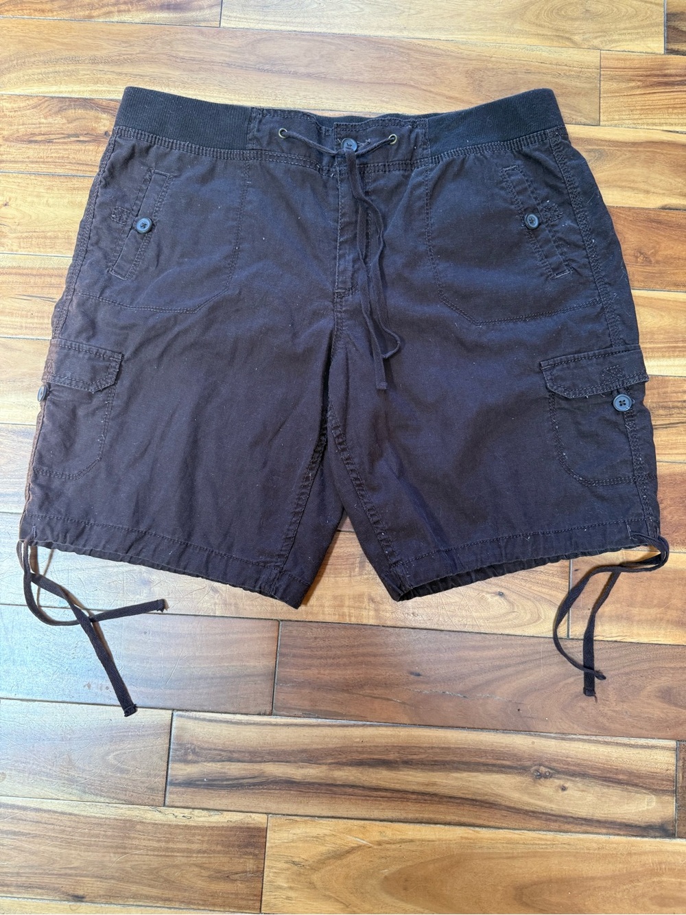 Women’s Casual Drawstring Cargo Shorts -